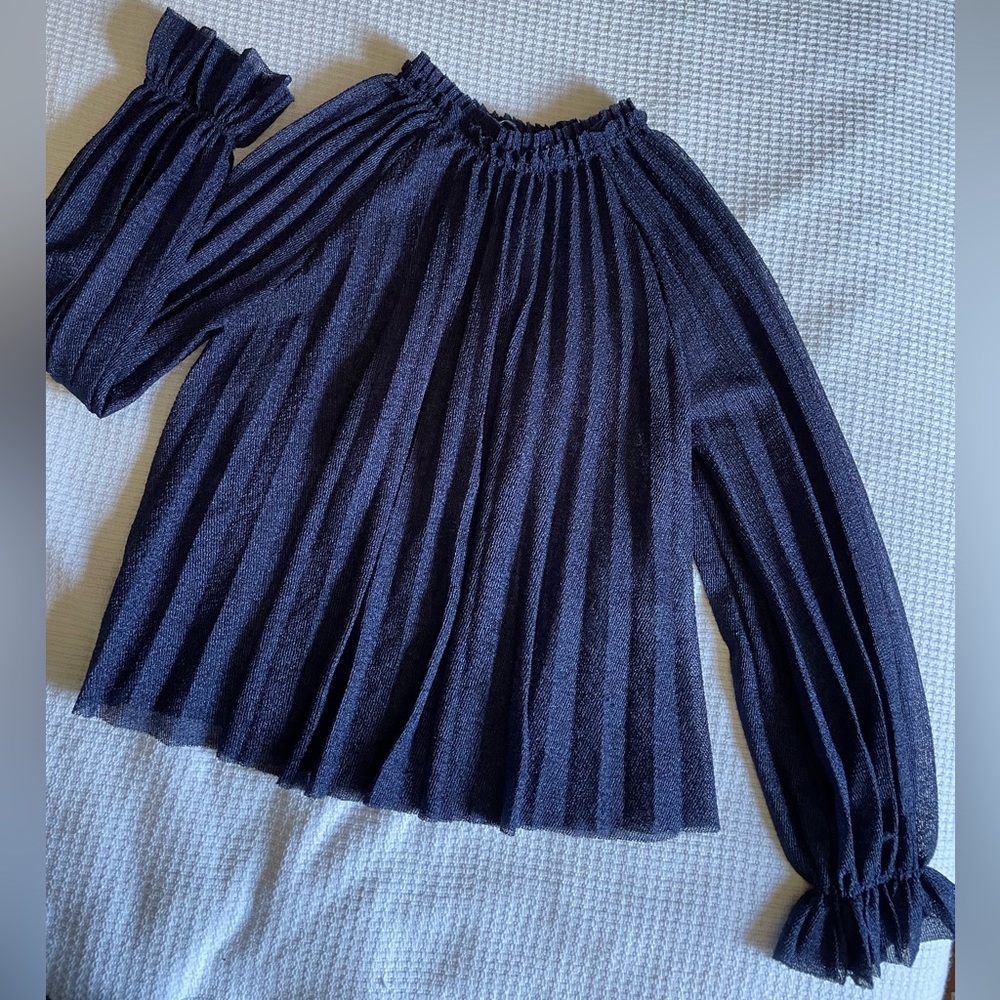 Zara Pleated Blouse